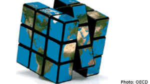 Image: Globe as rubik's cube