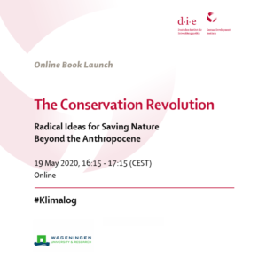Card for the online Book Launch “The Conservation Revolution”