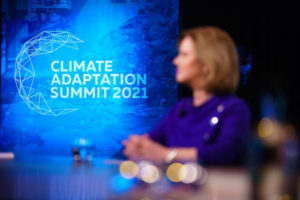 Photo: Scene from Climate adaption Summit 2021