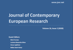 Cover: Journal of Contemporary European Research